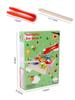 Kids' Wooden Beehive Fishing Toy - Ages 3+ for Concentration, Insect Catching, and Color Recognition