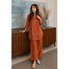 Pure Cotton Party Wear Kurti Pant Cord Set Indian Designer Top Tunic Kurta Set