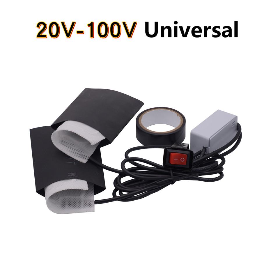 Universal Electric Hand Grip Handlebar Heating Non-woven Winter Cold Protection