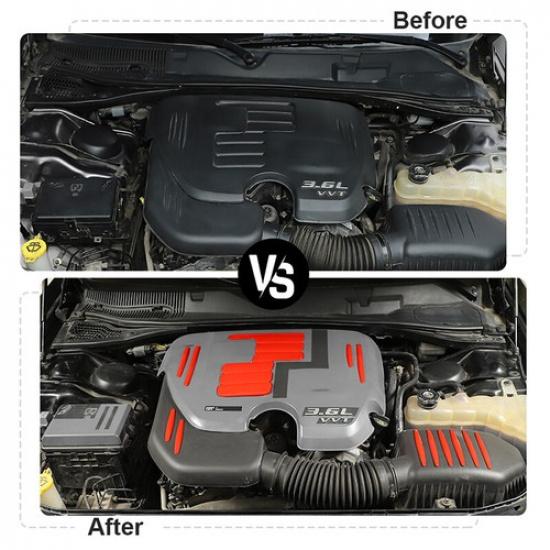 Für Dodge Challenger Charger 2009- Motorhaubenverkleidung Frontpanel Zierleiste