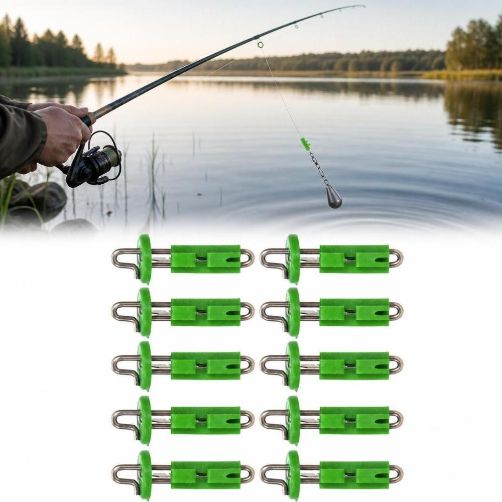 20PCS Umbrella-shaped Bait Release Clips Stainless Steel Fishing Hook Remover  Bait Fishing