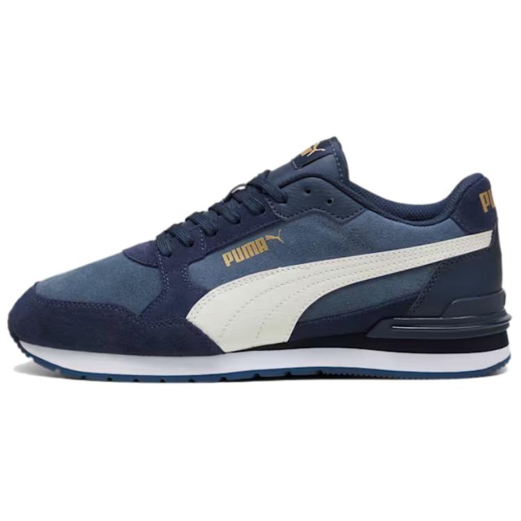 Puma St Runner V4 Comfortable Lightweight Slip Resistant Durable Low Top Casual Running Shoes Unisex Sneaker Blue White 399665-05