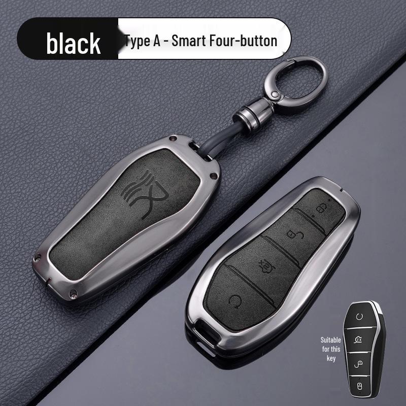 

Zinc Alloy Key Case with Buckle for BYD Han dmi/ev Smart Driving Version No Size