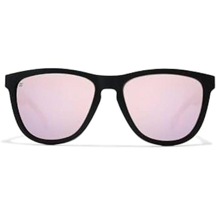 Lunettes de soleil - NORTHWEEK - Regular - Noir Mat - Or Rose - Verres Gris - Protection Catégorie 2