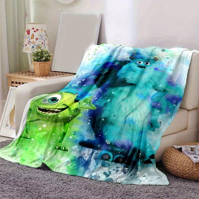 1PC Seasonal Universal Monster Inc. Mike and Sulley Blanket, Home Decoration, Throw Blanket, Warm Fleece Blanket, Soft Flannel Throw Blanket 100x150cm