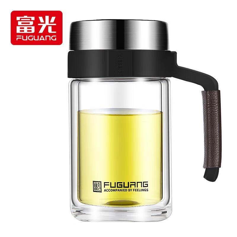 Fuguang G1811-SH-500 Portable Single-Layer Glass Cup