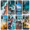 Sea Beach Tropical Coconut Summer Phone Case For Xiaomi Redmi Note 10 11 12 13 14 15 Pro Plus 11S 12S 14S 11T 11E 10S Soft TPU B