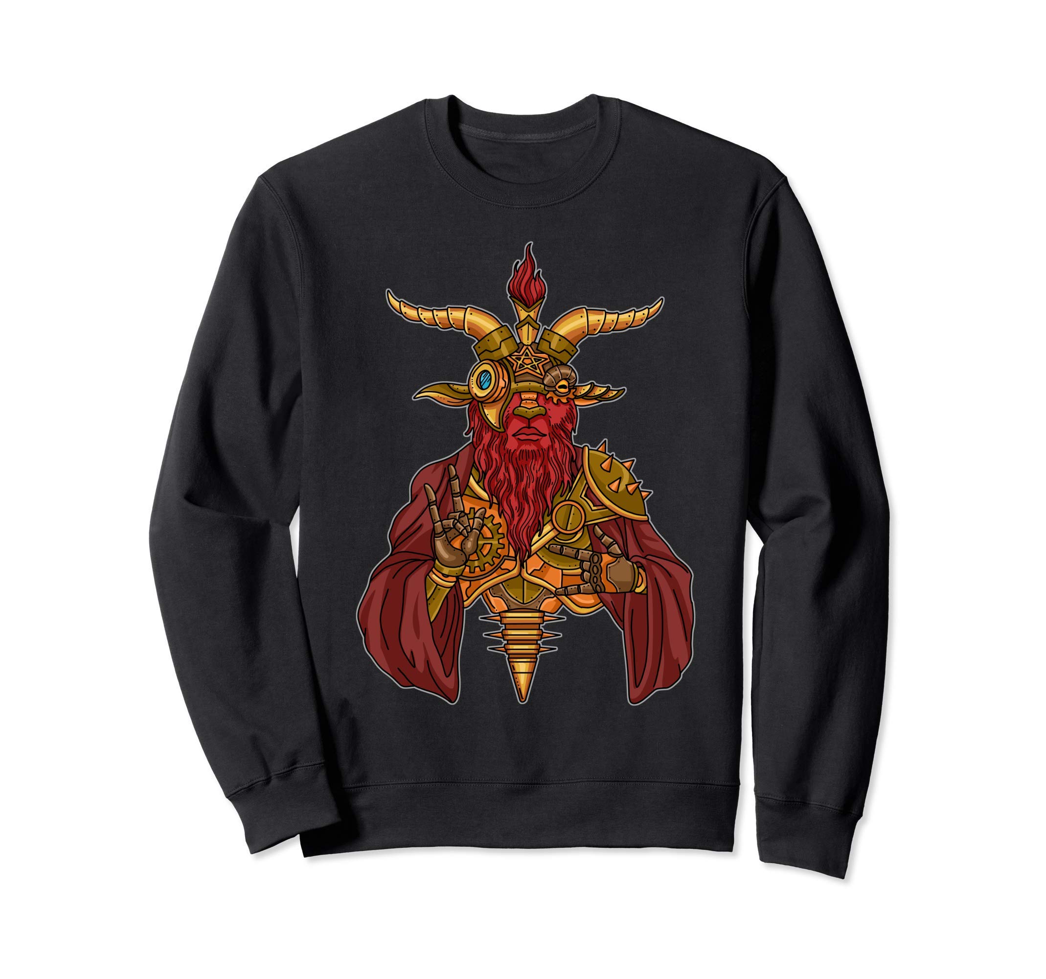 

Baphomet Gift Satanism Steampunk Black Goat 666 Hail Demon Trainer