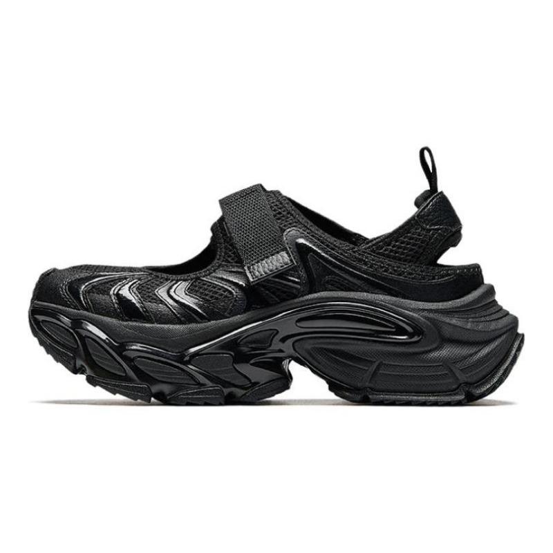 Anta Star Moon women low-top casual shoes black comfortable versatile durable height increasing 922528501-4 39