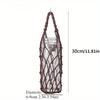 Borsa a rete per tazza d'acqua portatile Copertura per borraccia Manicotto per tazza Custodia Borsa visibile Campeggio all'aperto Rete portaombrello Accessorio per tazza