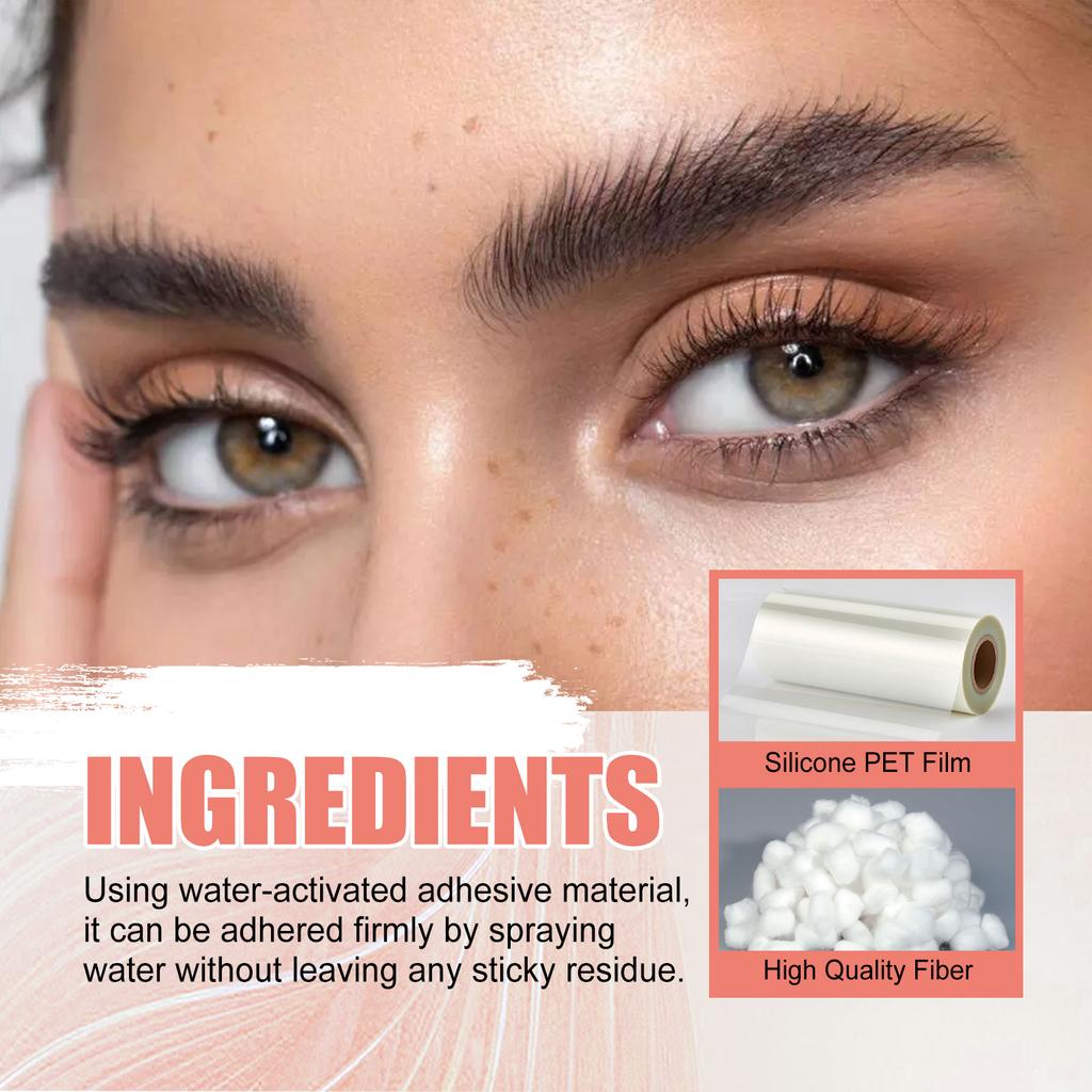 Double Eyelid Stickers Set Invisible Eyelid Lifting Tape Hypoallergenic Waterproof Self-Adhesive Eyelid Strips with Tweezers
