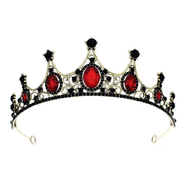 Elegant Rhinestones Crowns Hair Accessory Theater Costume Props Lightweight Metal Bridal Party Headpiece