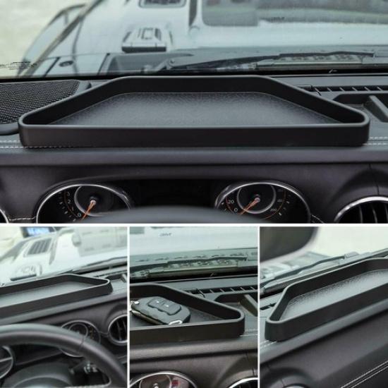 Dash Storage Organizer Tray Box for Jeep Wrangler JL 2018+ Console Accessories