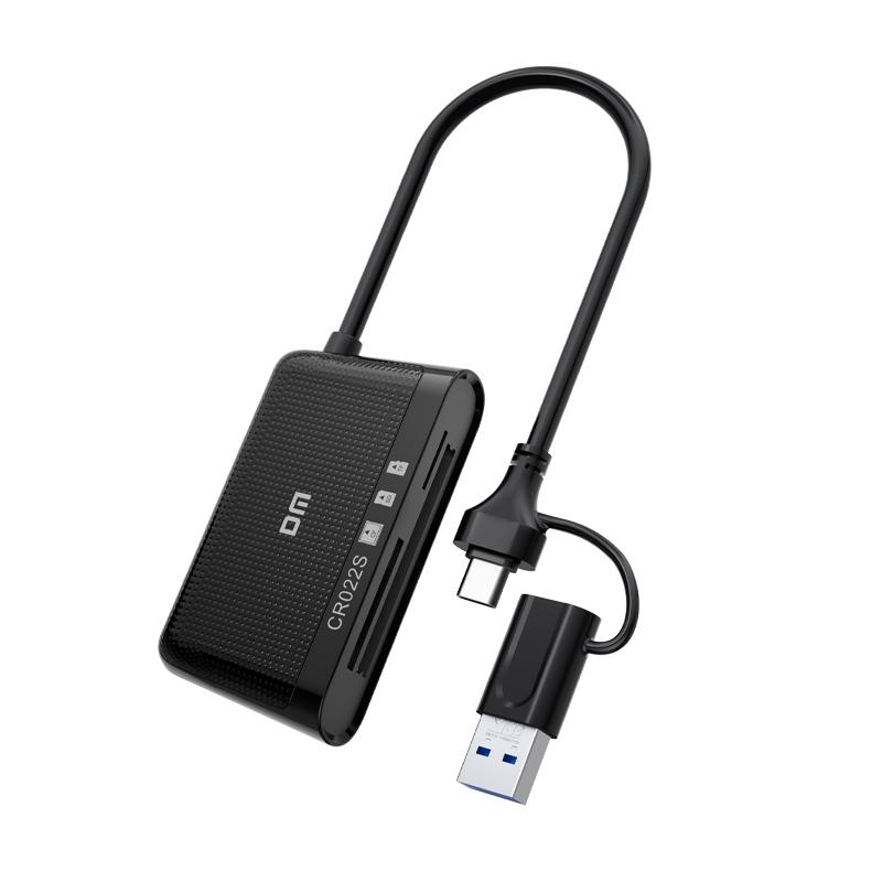USB 3.0 3-in-1 Memory Card Reader High Speed Multi Slot Card Adapter for SD TF Micro SD Micro SDHC Micro SDXC CF Cards