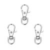Openable Snap Hook Keyring Lobster Clasp for Backpack, Dog Leash, ID Badge, and Card Buckle.