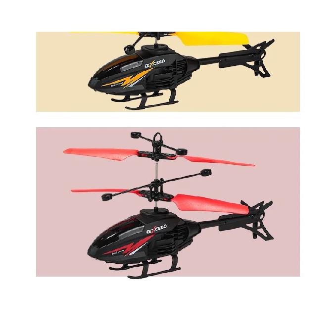 Rc Aircraft Remote Control Helicopter 2 Channel Gesture Control Suspension Helicopter Aircraft Model Toy with Light Toy for Boys