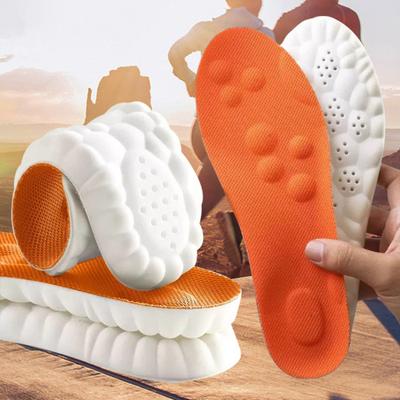 2 Pairs Memory Foam Sports Insoles for Men Women Breathable Shock Absorption Shoe Inserts Trim-to-Fit Foot Support Inserts