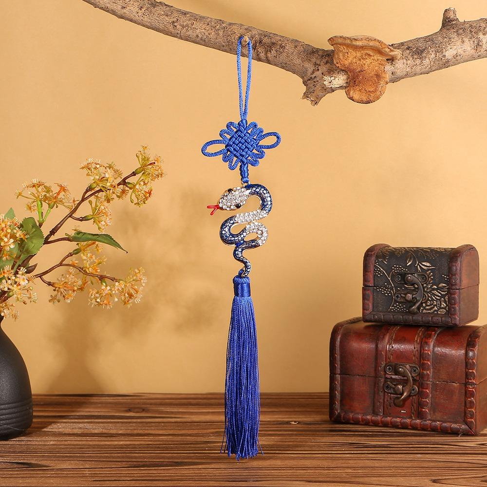 Hanging Chinese Knot Pendant Decorative Chinese Knot Tassels Creative Car Pendant  Living Room