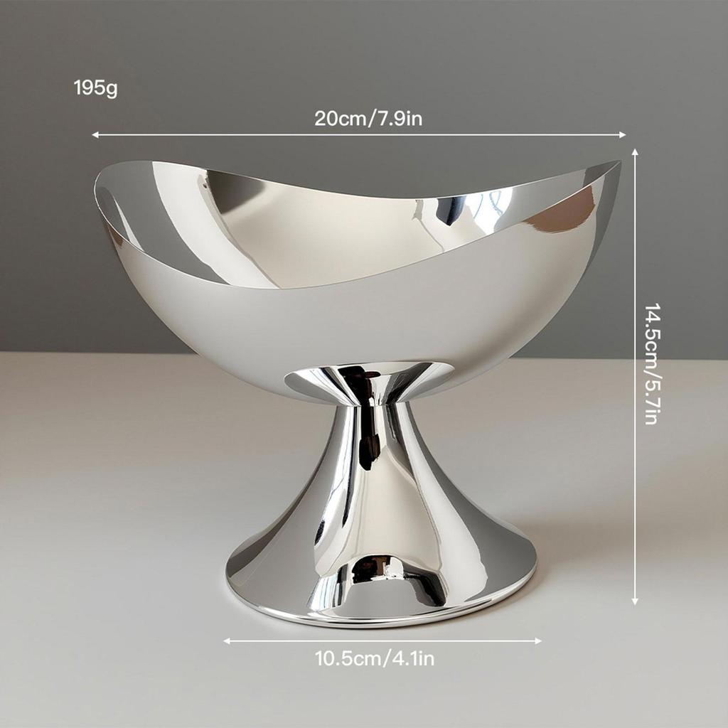 Decorative And Multifunctional Metal Fruit Bowl, Ideal for Storing Snacks Drinks, Perfect