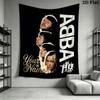 ABBA Il Film Arazzo da Parete con Nome Personalizzato Appeso Estetico alla Parete Coperta in Tessuto Stampato Arazzi Decorativi per Camera da Letto Soggiorno Decorazioni per la Casa