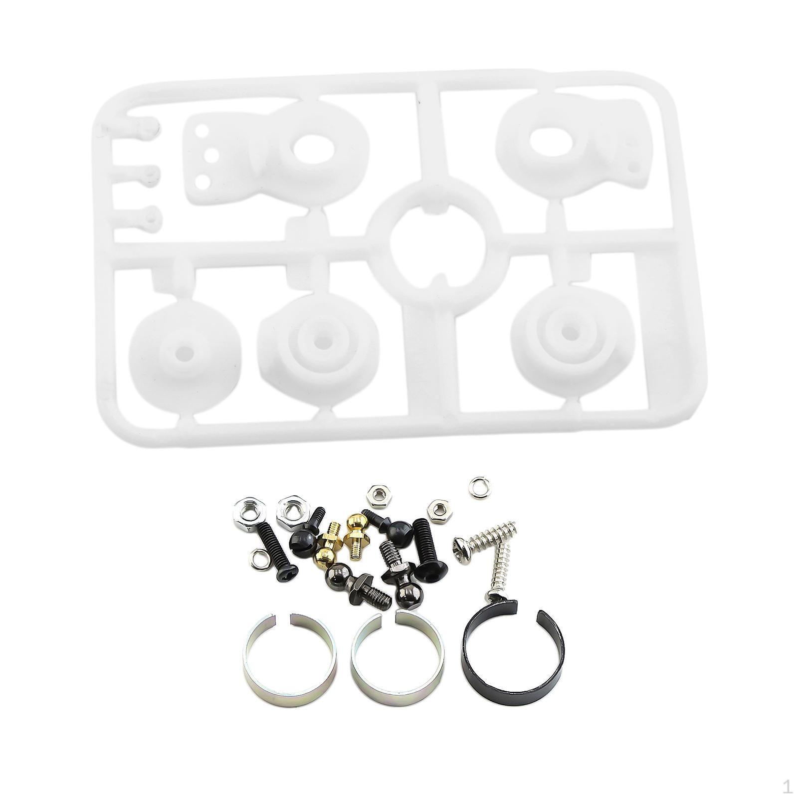 

High-Quality Steering Arm Set for 1/10 Scale RC Cars - Durable and Reliable Replacement Parts білий