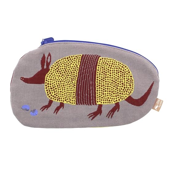 Kusunabashi Mon-ori morita MiW Pouch Armadillo Gray A-65937-90-GY 22×13cm