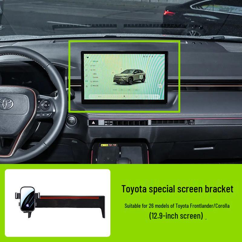 Toyota Auto-Bildschirm Handyhalter - Horizontale Stumme Spiegel-Navigationshalterung