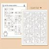Non-Toxic 32-Page Math Fill-In-Blank Puzzle Book Kids Addition Subtraction Interactive Gift