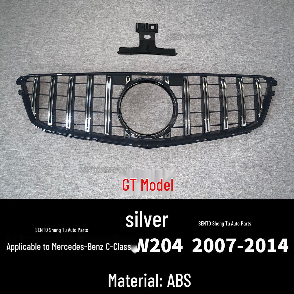 Mercedes-Benz C-Class W204 (2007-14) Front Bumper Diamond Grille AMG Style