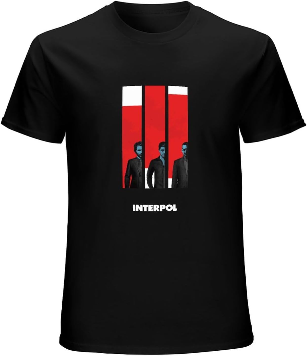 Interpol T-Shirt Unisex Gift Men s Black Tees XL чёрный