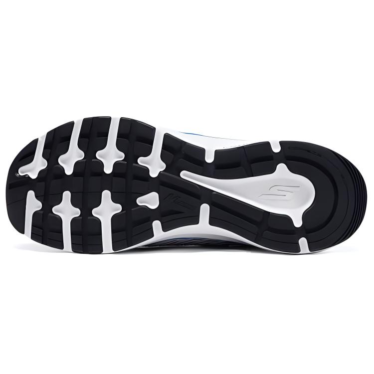 Skechers Herren Go Walk Herren Weiße Niedrige Laufschuhe Bequem Verschleißfest 220867-WMLT