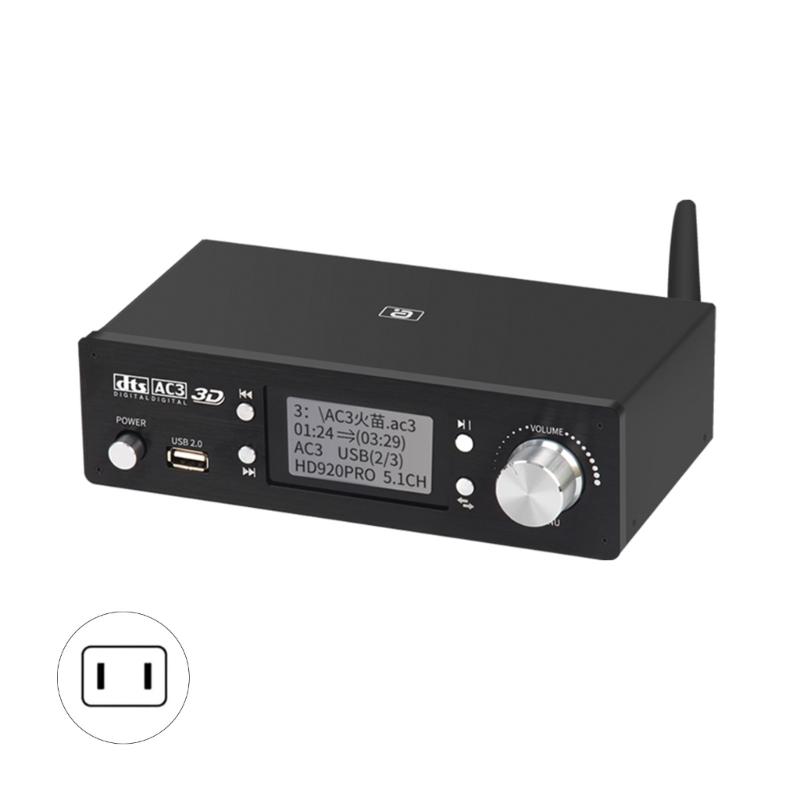 

HD920PRO 5.1CH Fiber Coaxial Audio Decoder Converter HDMI2.0 DTS AC3 Bluetooth-compatible5.0 Reciever 4K-ARC Converter