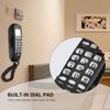 Last Number Redial Wall Telephone Call Records Checking Noise Cancelling Landline Wall Phones