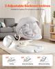 VEVOR Baby Swing, Baby Rocker for Infant with 3 Speeds & 3 Seat Positions, IMD Touch Panel, Remote Control, Bluetooth & 10 Preset Lullabies