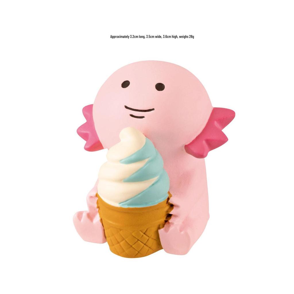 Resin Ice Cream Cat Ornaments - Trendy Handmade Japanese DIY Crafts for Car Decoration and Gifts.