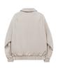 Standarderror 87-Stan058 Raglan Leather Blouson Jacket Ivory