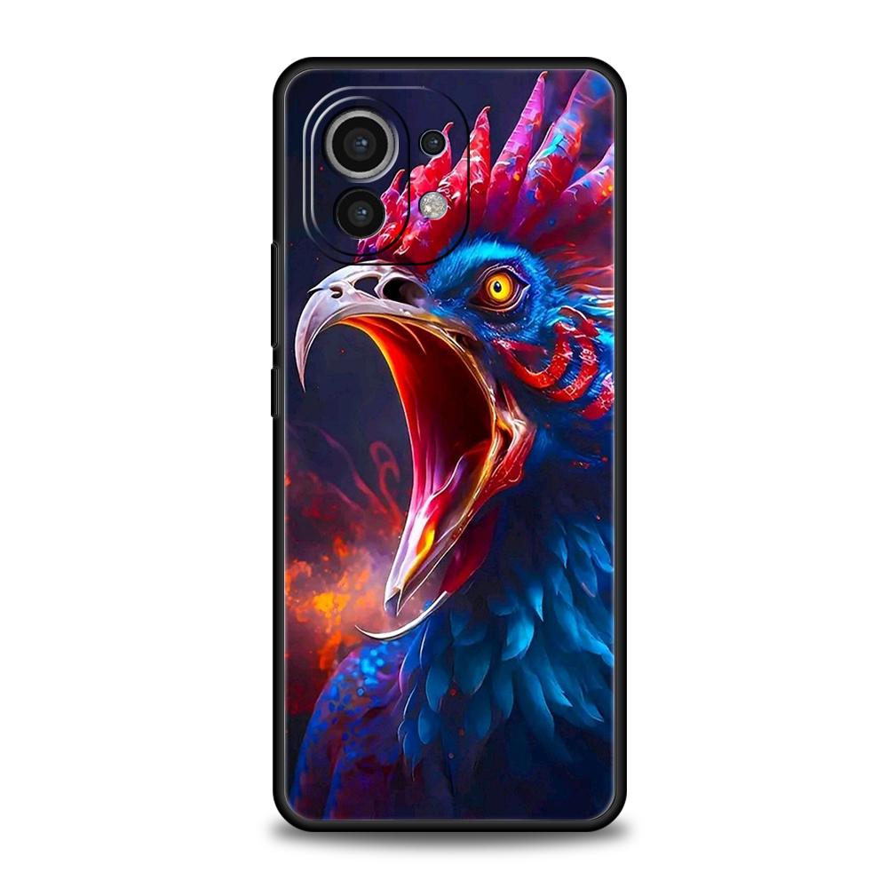 

Phone Case Cover for Xiaomi Mi 17 Pro Max 15 14 13 12 11 Ultra 15T 14T 13T 12T 11T Pro Lite Soft TPU Shell Cock Rooster Chicken Xiaomi 13 Ultra