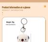 Cute Cartoon Sea Otter Plush Keychain Pendant Doll Charm - Couple Gift