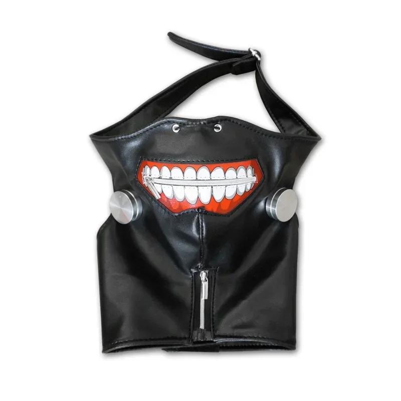 Anime Tokyo Ghoul Kaneki Ken Maska Cosplay Kostium Koszulka Krótkie Topy Mężczyźni Kobiety Strój na Imprezę Halloween