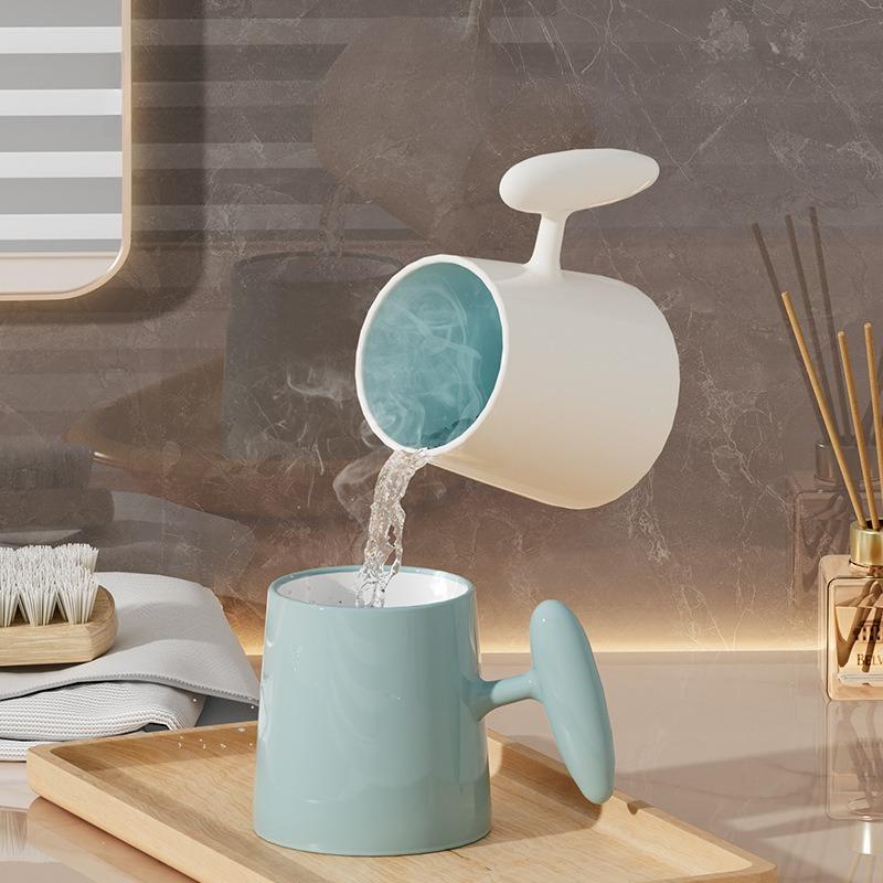 Premium Sense Creative Brushing Cup Household Couple Pp Plastic Mouthwash Cup Tooth Cup Simple