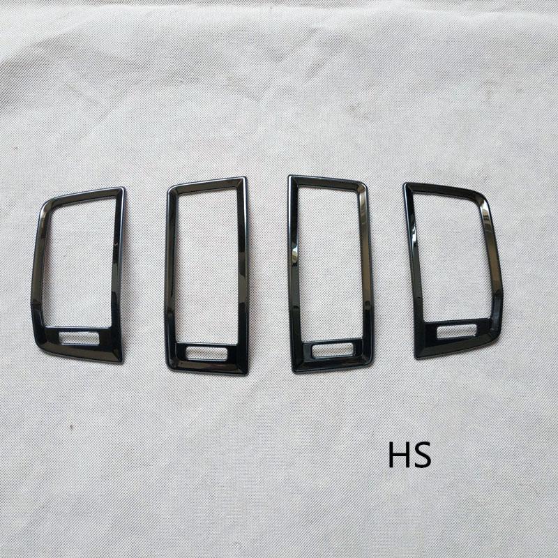 

Декоративна накладка на передню панель, решітка вентиляційного отвору, кришка для Skoda Kodiaq 2016 2017 2018, металеві аксесуари для автомобіля, 4 шт. HS