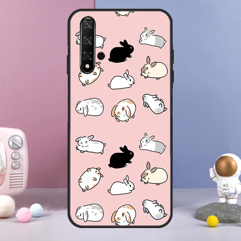 Bunny Rabbits For Huawei Nova 5T 9 10 SE 7i 8i 11i 12i Y73 Y90 Y70 Y72 Y61 Y91 Y60 P20 P30 P40 Lite Case