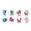 100-500pcs Cute Animal Cartoon Stickers For Envelope Encourage Reward Student Label Toys Decals Office Stationery Sticker