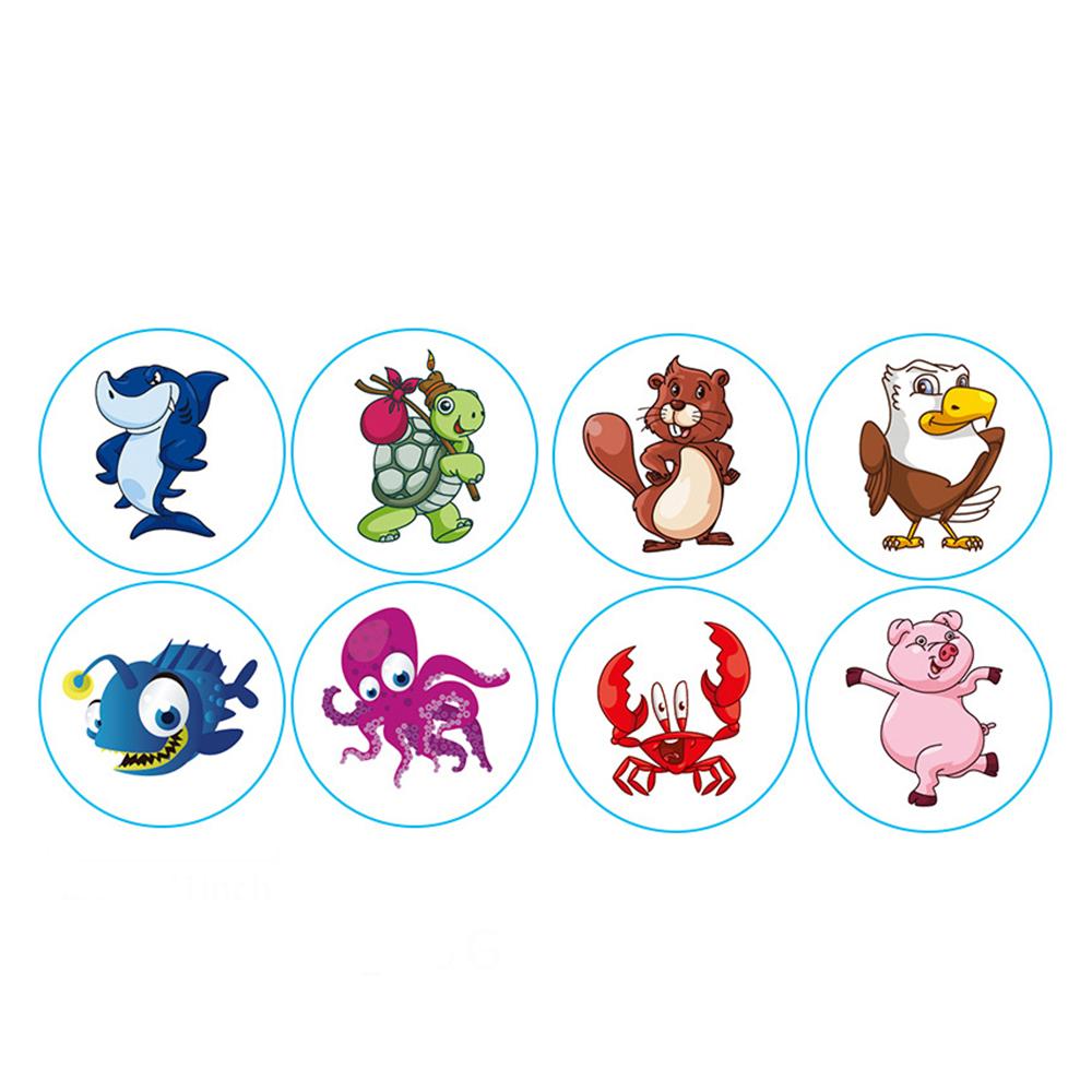 100-500pcs Cute Animal Cartoon Stickers For Envelope Encourage Reward Student Label Toys Decals Office Stationery Sticker