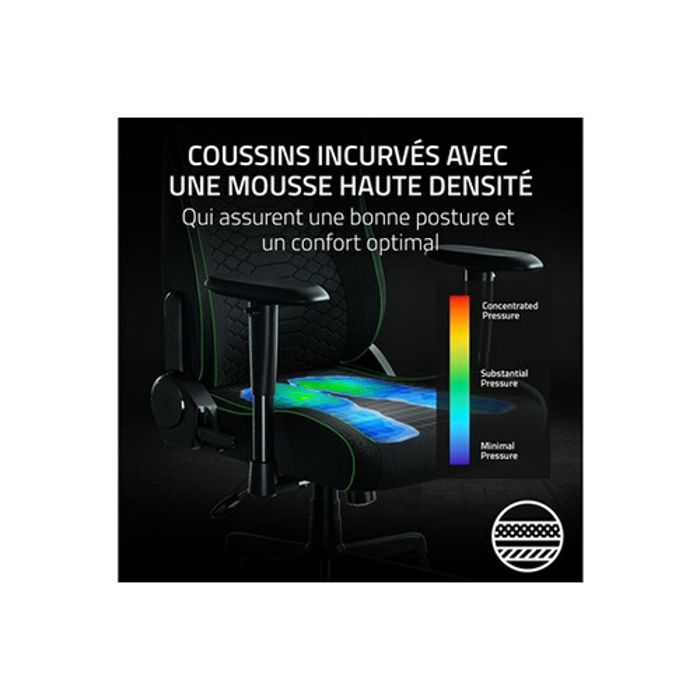 Gaming Chair - Razer - Iskur V2 X - Integrated Lumbar Support - 2d Armrests - 152° Recline