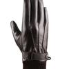 SARTOR Thinsulate Full-Touch Three-Stripe Leather Gloves Brown