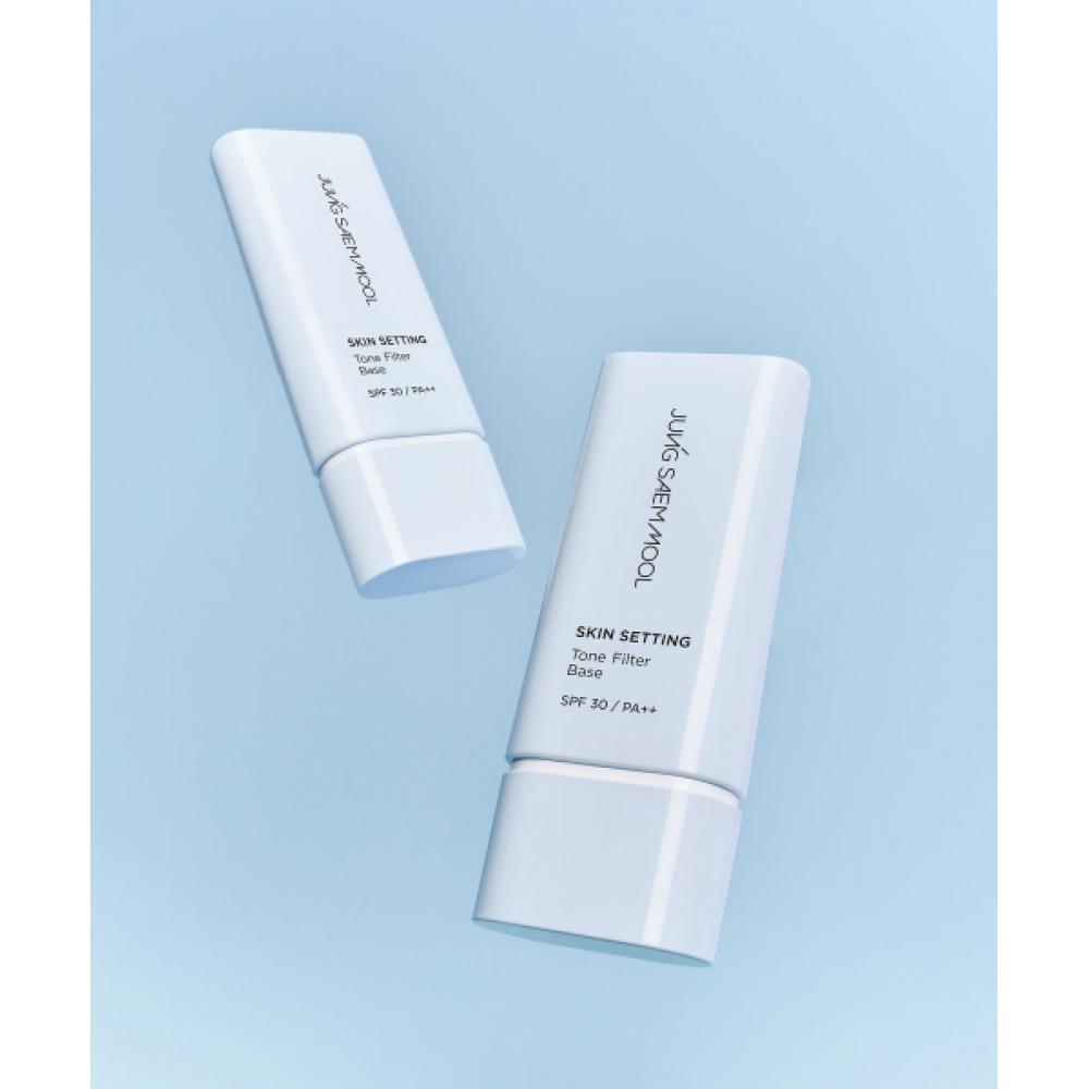 Jungsaemmool Skin Setting Tone Filter Base  Tone Filter 3ml + Nuder Foundation Trial 4 Free 