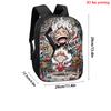 Cartoon One Piece Mochila 15 Inch School Backpack Light Weight Adjustable Bookbag for Boys Girls Primary School Daily Use Travel