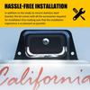 Waterproof IP67 Bracket-Mount LED DC License Plate Light For Trailer Trailer