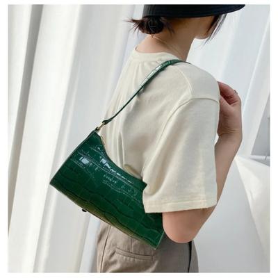 Modna Wykwintna Torba na Zakupy Retro Casualowa Damska Torba Tote na Ramię Damska Jednokolorowa Torba Tote z Łańcuszkiem